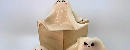 Make Your Own Ghost! Halloween Pottery Workshop 25th October