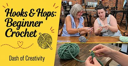 Hooks & Hops: Beginner Crochet Sunday Afternoon Workshop at Stark Brewing