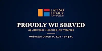 Proudly We Served: An Afternoon Honoring Our Veterans