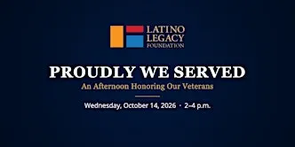 Proudly We Served: An Afternoon Honoring Our Veterans