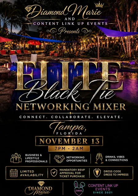 ELITE BLACK TIE NETWORKING MIXER