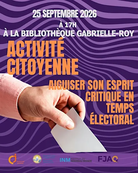 Activité citoyenne : Aiguiser son esprit critique en temps électoral