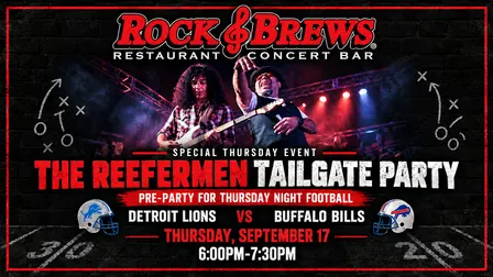 TAILGATE PARTY WITH THE REEFERMEN @ Rock & Brews Royal Oak