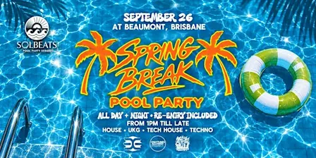 Spring Break Pool Party + TECH-OVER Full Moon Fest