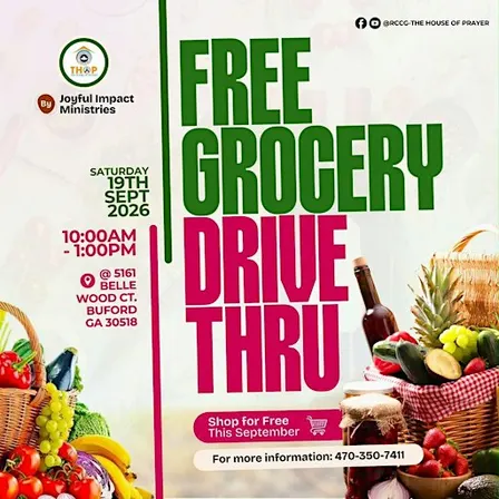 Free Grocery Drive Thru