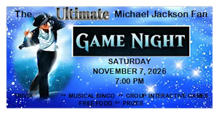 THEEE ULTIMATE Michael Jackson Fan Game Night