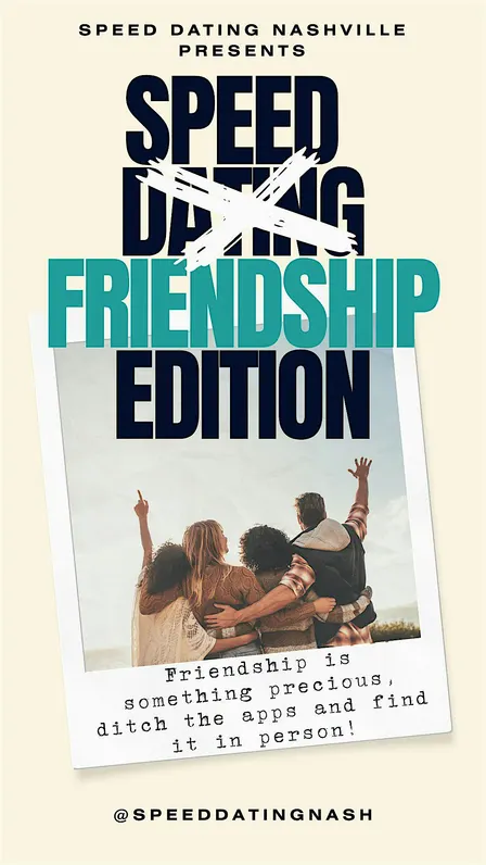 Speed Dating FRIENDSHIP Edition