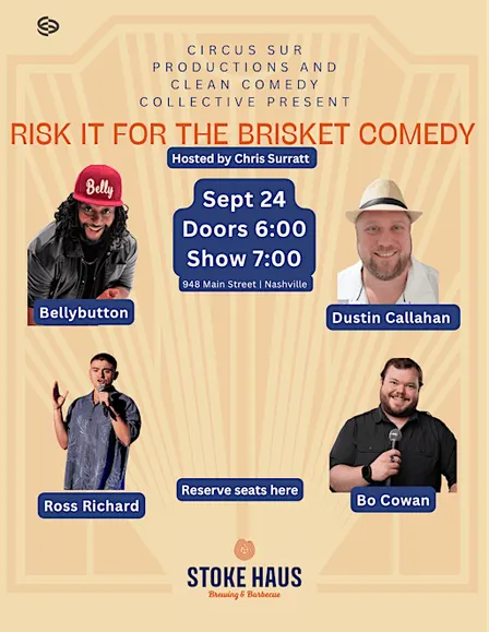 Risk it for the Brisket Comedy Show