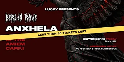 Berlin Rave (Perth) ft ANXHELA (Italy)