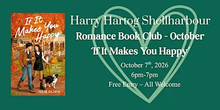 Harry Hartog Shellharbour Romance Book Club - October
