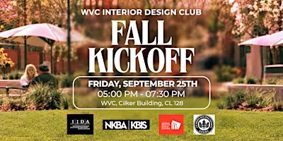 2026 West Valley College Interior Design Club Fall Kickoff
