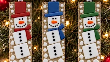 Festive Fused Glass Snowman Ornament Workshop - Farmington Hills
