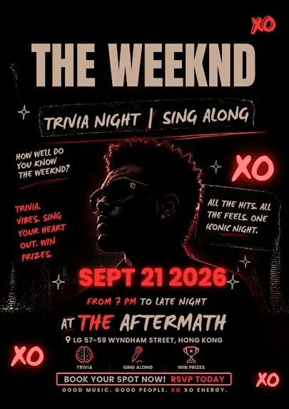 The Weeknd: A Trivia & Sing-Along Night