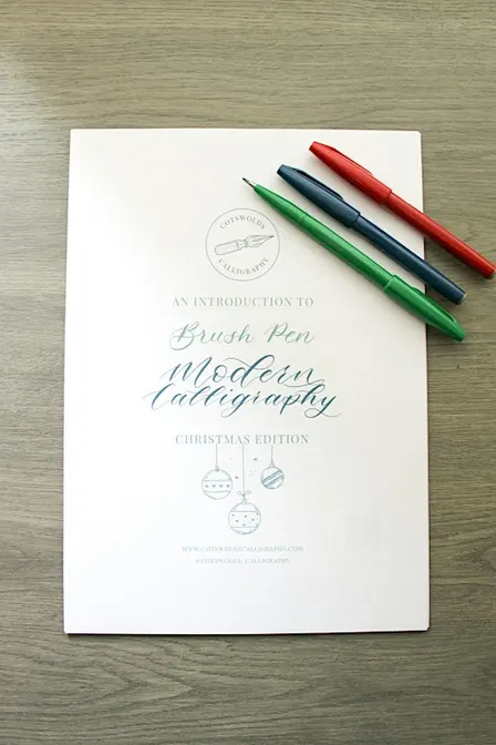 Christmas Beginner's Calligraphy workshop at Stratton House Hotel & Spa