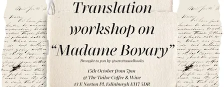 Translation Workshop on "Madame Bovary"