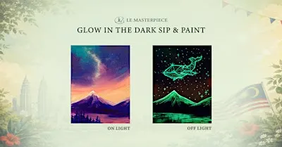 Sip and Paint (Glow in the Dark): Mysterious Constellations
