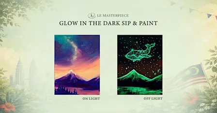 Sip and Paint (Glow in the Dark): Mysterious Constellations