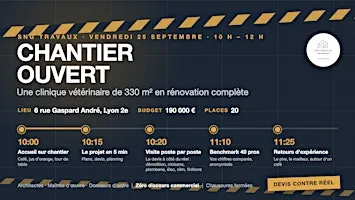 Chantier ouvert · Rénovation complète d'une clinique vétérinaire, Lyon 2e