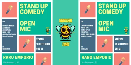 STAND UP COMEDY OPEN MIC  @RARO EMPORIO