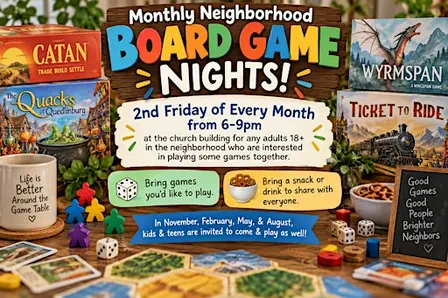 Neighborhood Board Game Night!!