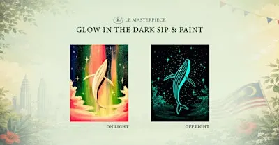 Sip and Paint (Glow in the Dark): The Wonderful Whale
