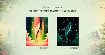 Sip and Paint (Glow in the Dark): The Wonderful Whale