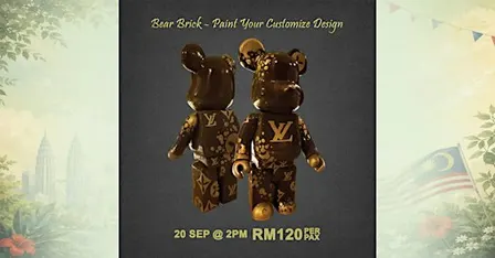 Workshop: Bear Brick - Paint Your Customise Design (2pm Sun)