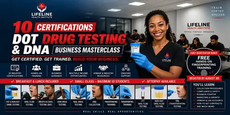 10-Certification DOT Drug Testing & Mobile Lab Masterclass - CHARLOTTE