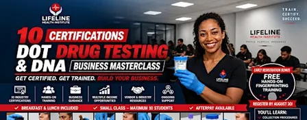 10 -Certification DOT Drug Testing, DNA  & Mobile Business  - DETROIT
