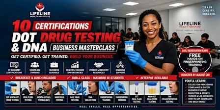 10-Certification DOT Drug Testing, DNA  & Mobile Business - Nashville