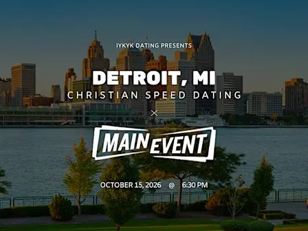 ✝️Detroit Christian Speed Dating | IYKYK Dating | 20s-30s | 10/15/26