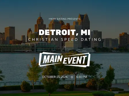 ✝️Detroit Christian Speed Dating | IYKYK Dating | 20s-30s | 10/15/26