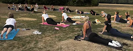 Yoga with live hand pan!