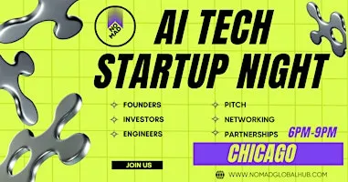 AI TECH Startup Pitch & Investor Connect — Chicago