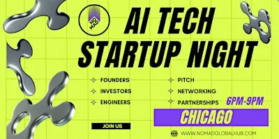 AI TECH Startup Pitch & Investor Connect — Chicago