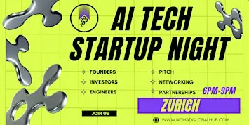 AI Tech & Startup Night — Zürich