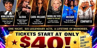 “The Music, The Memories, The Magic of the 70s And 80s Concert”