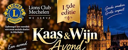 Lions Kaas & Wijn avond 2026