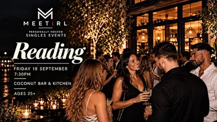 MeetIRL  Reading Singles Social Mixer | Over 25s | Coconut Bar