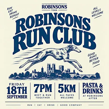 Robinsons Run Club + Pasta Supper