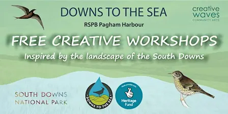 Free Creative Workshop, inspired by nature. RSPB Pagham, 2nd November