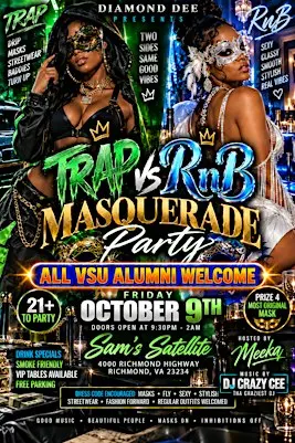 Trap vs Rnb Masquerade Party