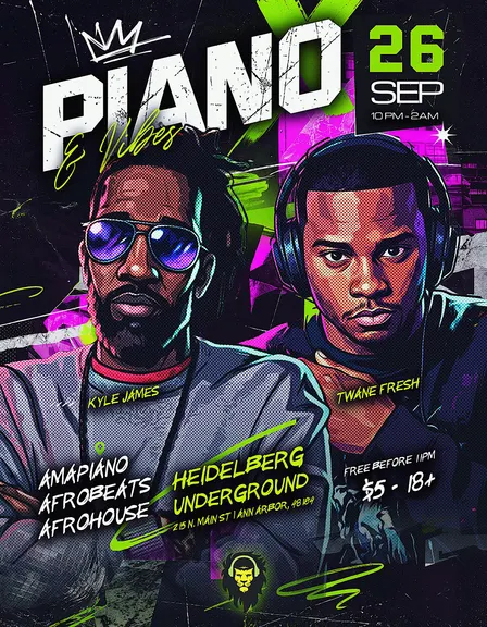 Piano & Vibes: Amapiano, Afrobeats, and Afrohouse