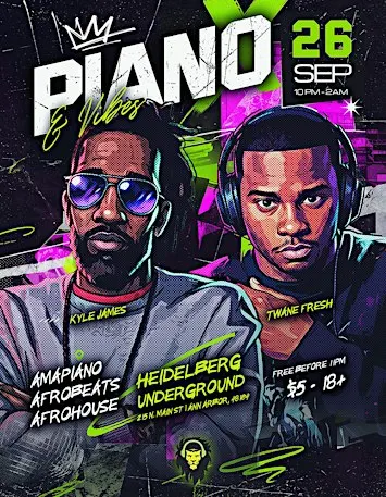 Piano & Vibes: Amapiano, Afrobeats, and Afrohouse
