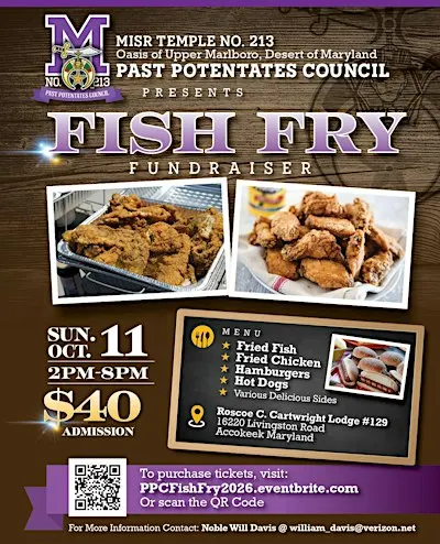 Past Potentate Council Fish Fry 2026