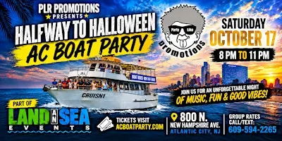 Atlantic City Halfway to Halloween Boat Party