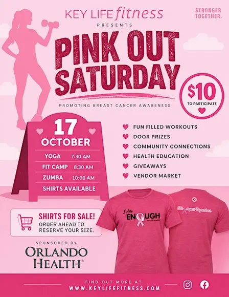 PINK OUT DAY: YOGA,  FIT CAMP, & ZUMBA for the Cause!