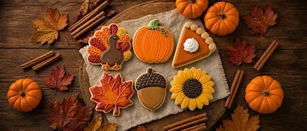 Thanksgiving Sugar Cookie Decorating Class with Royal Icing Techniques
