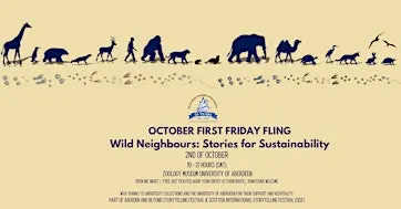 October First Friday Fling- Wild Neighbours: Stories for Sustainability