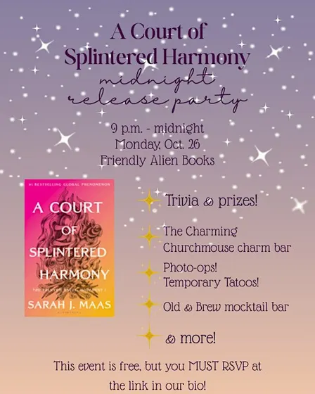 A Court of Splintered Harmony Midnight Release